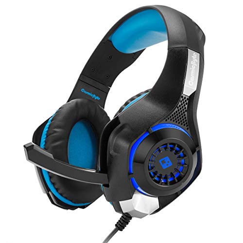 Cosmic Byte GS410 Headphones with Mic and for PS5, PS4, Xbox One, Laptop, PC, iPhone and Android Phones (Blue)