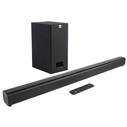 JBL Cinema SB130 2.1 Channel Soundbar with Wired Subwoofer (110 Watts, Dolby Digital, Extra Deep Bass)