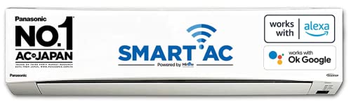Panasonic 1.5 Ton 5 Star Wi-Fi Twin Cool Inverter Split AC (Copper, PM 2.5 Filter, 2020 Model, CS/CU-NU18WKYW White)