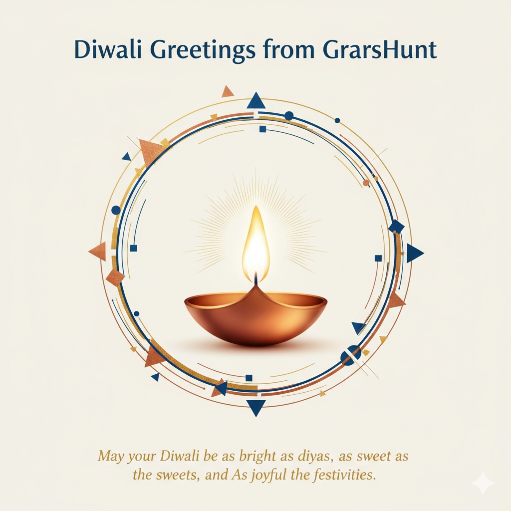 10 Best AI Prompts to Create Customized Diwali Wishes Posters & Greetings 3 Modern and Minimalist